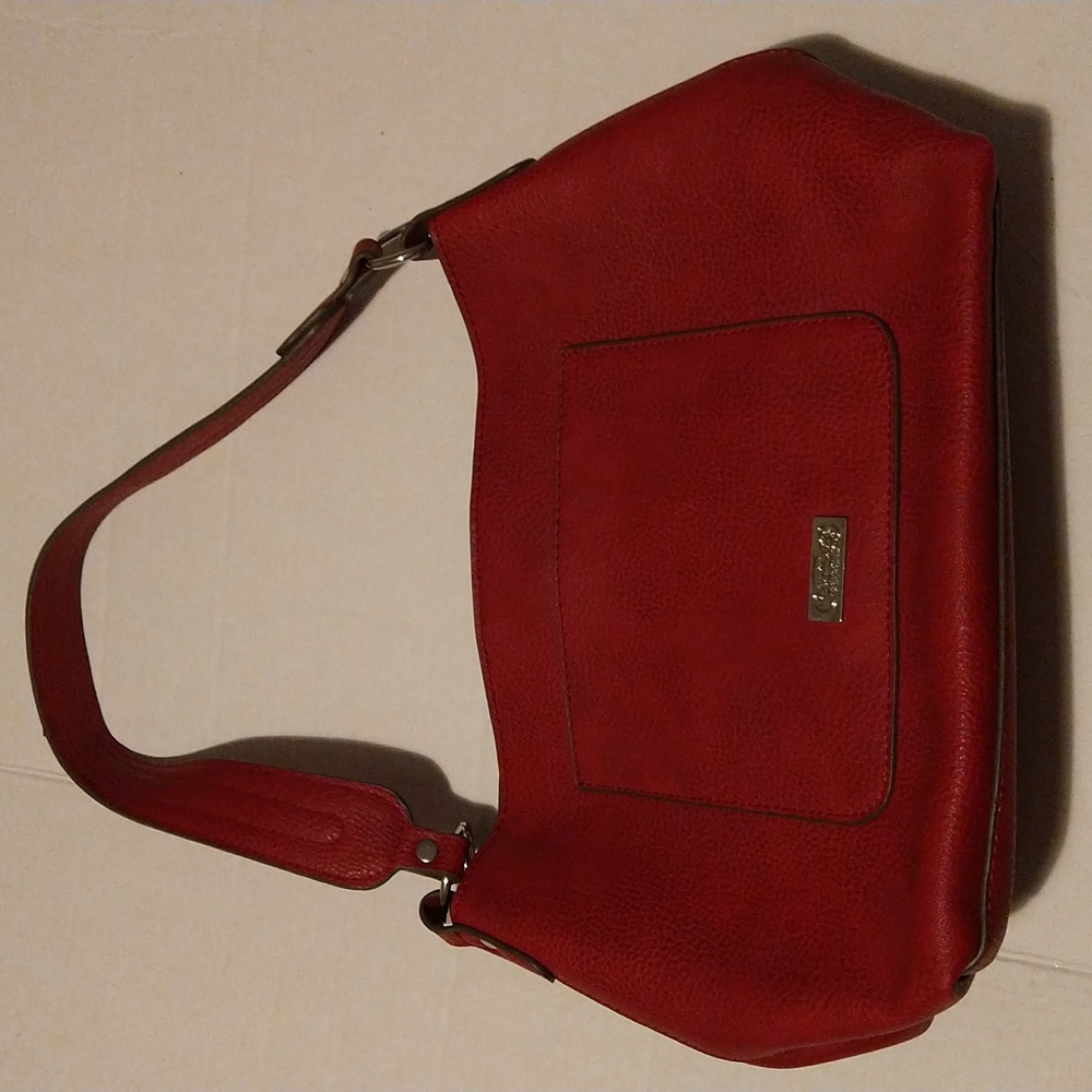 Carlos Santana red purse